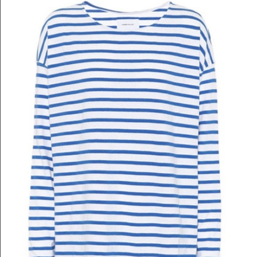 Current/Elliott Striped cotton T-shirt